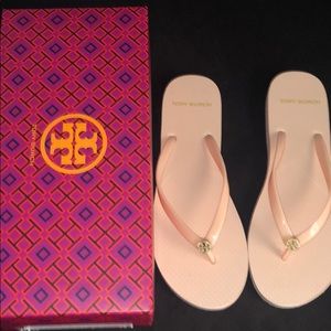 Brand new Tory Burch Blush sandals.